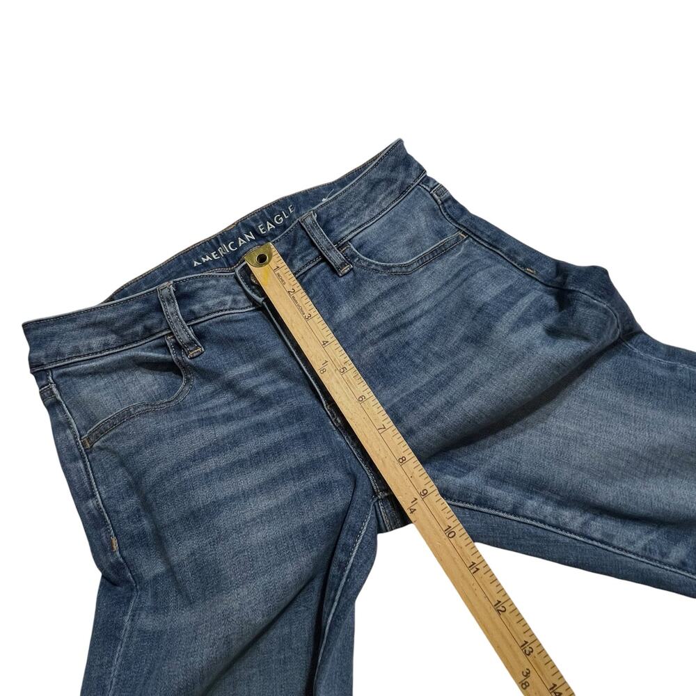 American Eagle Jegging Jeans Women’s 6 Blue Mid Rise Next Level Stretch - Picture 7 of 11